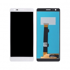 Pantalla completa original reparada para Nokia 3.1 TA-1063 blanca