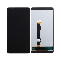 Pantalla completa original reparada para Nokia 5.1 TA-1075 negra