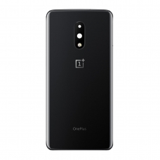 Tapa trasera negra con lente para OnePlus 7/1+7