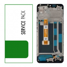 Pantalla completa con marco para Oppo A15 CPH2185 negra original China