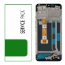 Pantalla completa con marco para Oppo A15 CPH2185 negra original China