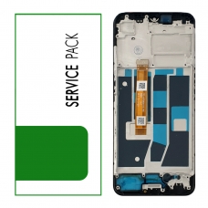 Pantalla completa con marco para Oppo A16 CPH2269/A16s CPH2271/A54s CPH2273 negra original China