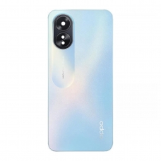 Tapa trasera con lente para Oppo A18 CPH2591 azul original