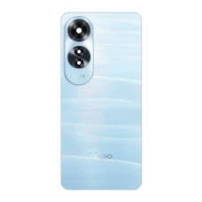 Tapa trasera con embellecedor para Oppo A60 4G CPH2631 azul