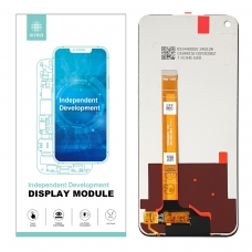 IKREA Pantalla completa para Oppo A74 5G CPH2197/A54 5G/A93 5G/Realme Q3/Oneplus Nord N200 FA261 negra