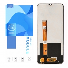 ISER Pantalla completa para Oppo A5 2020/A9 2020/Realme 5/Realme 5i/A11X negra Calidad Premium