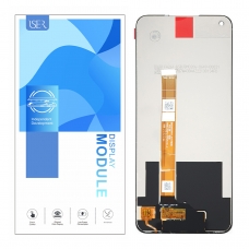 ISER Pantalla completa para Oppo A52 2020/A72/A92 negra Calidad Premium