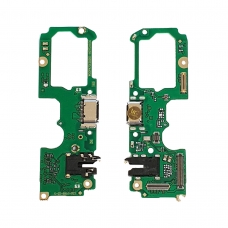 Placa auxiliar con componentes y conector de carga tipo-c para Oppo A73 5G CPH2161