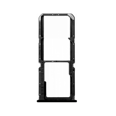 Bandeja SIM+SD para Oppo A76 negra