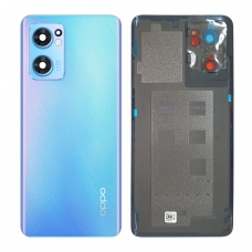 Tapa trasera azul con lente para Oppo Find X5 Lite 5G original