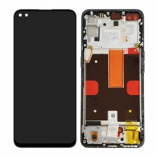 Pantalla completa con marco para Oppo Reno 4 5G negra original nueva