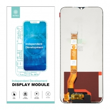IKREA Pantalla completa para Oppo A17 4G/A57 4G/A57s 4G/A58 5G/A77 4G/A78 5G AA341-HLT negra 