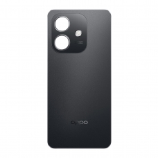 Tapa trasera con embellecedor sin lente para Oppo A3 4G/A40 negra