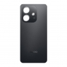 Tapa trasera con embellecedor sin lente para Oppo A3 4G/A40 negra