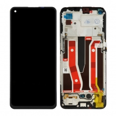 Pantalla completa con marco para Oppo A94 5G CPH2211/F19 Pro+ CPH2213/Reno 5z/A95 5G PELM00 negra original nueva