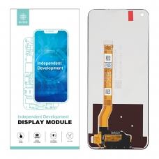 IKREA Pantalla completa para Oppo A96 4G/Realme 8i RMX3151/Realme 9i/Narzo 50 4G 2022 negra