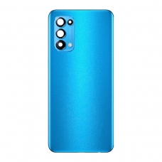 Tapa trasera azul con lente para Oppo Find X3 Lite CPH2145 original