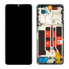 Pantalla completa con marco para Oppo Reno 11F CPH2603 azul original