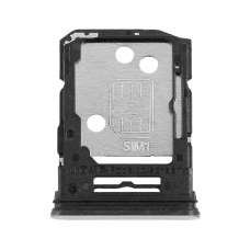 Bandeja SIM para Oppo Reno 12 5G plata