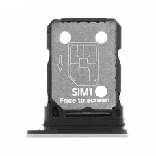 Bandeja SIM para Oppo Reno 12 Pro 5G plata