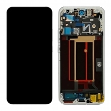 Pantalla completa con marco para Oppo Reno 14 5G blanca original