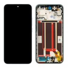 Pantalla completa con marco para Oppo Reno 14F 5G/Reno 14 FS 5G CPH2743 azul original