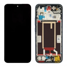 Pantalla completa con marco para Oppo Reno 15F 5G twilight blue/azul oscuro original