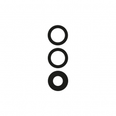 Set de lentes de cámara trasera para Oppo Reno 6 Pro 5G CPH2247(3Pcs)