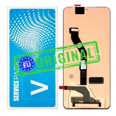 Pantalla completa para Vivo V50 Lite 4G/5G/Y300 5G V2416 negra original(Service Pack) EU
