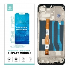 IKREA Pantalla completa con marco para Vivo Y16 V2204 V2214 negra original China(Assembled)
