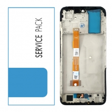 Pantalla completa con marco para Vivo Y21 negra original China