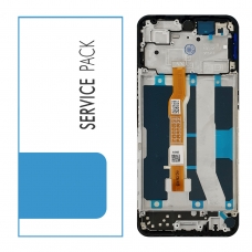 Pantalla completa con marco para Vivo Y28 4G negra original China