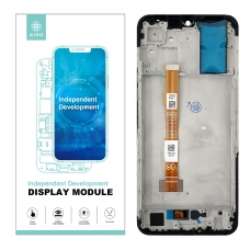 IKREA Pantalla completa con marco para Vivo Y33S negra Flex 08 Calidad Premium(Assembled)