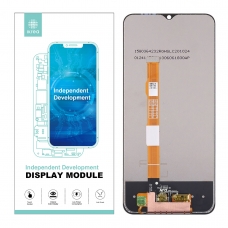 IKREA Pantalla completa para Vivo Y33S V2109/Y55S/Y74S/Y35/Y76 5G/Y76s 5G negra(Flex08) Calidad Premium