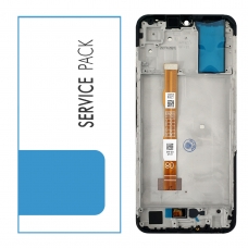 Pantalla completa con marco para Vivo Y33S negra Flex 08 original China