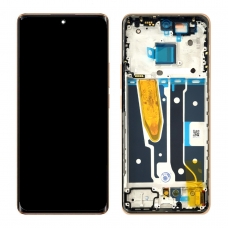 Pantalla completa con marco para Oppo Realme 11 Pro RMX3771 sunrise beige original nueva