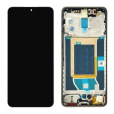 Pantalla completa con marco oro para Oppo Realme 14 Pro 5G RMX5056 blanca original