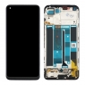 Pantalla completa con marco para Oppo Realme 8 RMX3085 negra original(Service Pack)