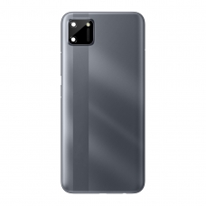 Tapa trasera gris con lente para Oppo Realme C11 RMX2185