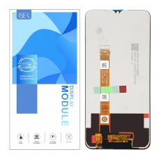 ISER Pantalla completa para Oppo Realme C3 RMX2027/Realme 5i/Realme 6i/Realme 5s/A31 2020 Rmx2020 6.5 negra