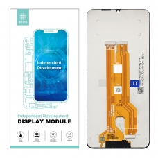 IKREA Pantalla completa para Oppo Realme C61/C63 4G/Realme Narzo N63 4G negra
