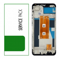 Pantalla completa con marco para Oppo Realme C61/C63 4G negra original China