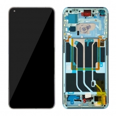 Pantalla completa con marco para Oppo Realme GT 2 Pro azul original(Service Pack)