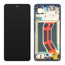 Pantalla completa con marco para Oppo Realme GT 7 RMX5061 azul original