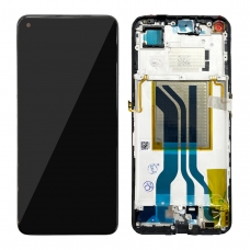 Pantalla completa con marco para Oppo Realme GT Neo 2 RMX3370 negra original(Service Pack)