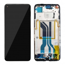 Pantalla Completa Con Marco Para Oppo Realme GT2 RMX 3311 negra Original (Service pack)