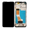 Pantalla completa con marco para Samsung Galaxy M11 SM-M115 negra original 