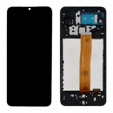 Pantalla completa con marco para Samsung Galaxy M12 M127F negra original China