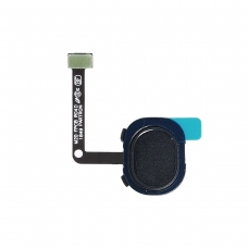Flex con botón lector/sensor de huellas negro para Samsung Galaxy M20 SM-M205FN