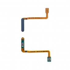 Flex con botón de huellas para Samsung Galaxy M35 5G M356 azul oscuro